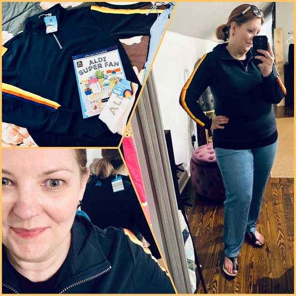 NWOT Navy Pullover from the 2023 Aldi Gear Capsule Collection - Picture 3 of 9